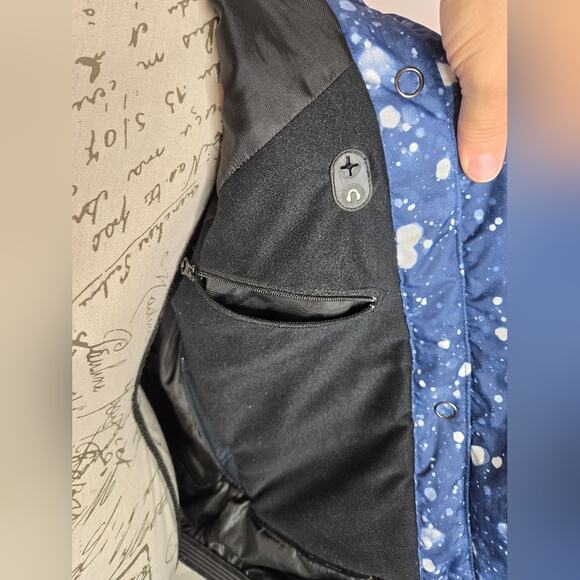 Rossignol Expert 10000 Ski Jacket Womens Size S Blue White Snow Long Sleeve - Picture 12 of 16